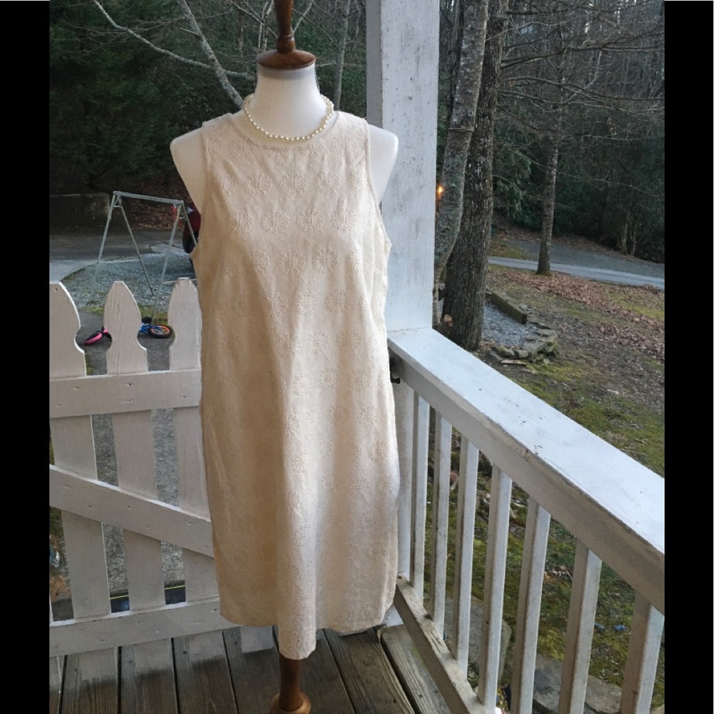 Charlie Paige Floral Eyelet Dress SP FREE SHIP